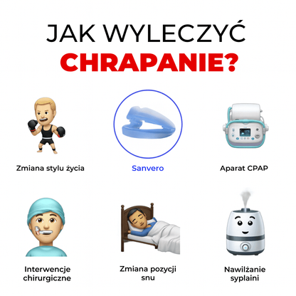 Sanveris ustnik przeciw chrapaniu – uniwersalny rozmiar