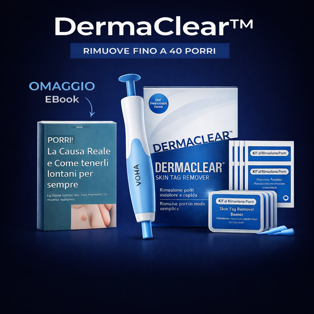 DermaClear Kit™ – Basta verruche cutanee