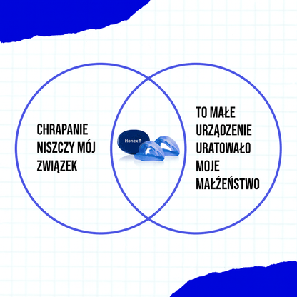 Sanveris ustnik przeciw chrapaniu – uniwersalny rozmiar